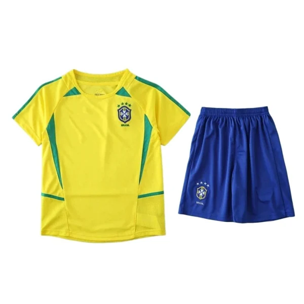 2002 Brazil home retro Kids kit