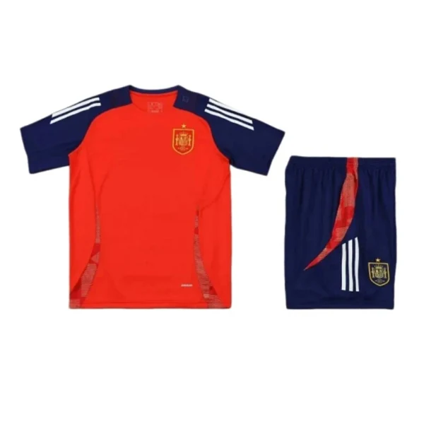 2425 Spain Training clothes suit Short sleeve Fan version