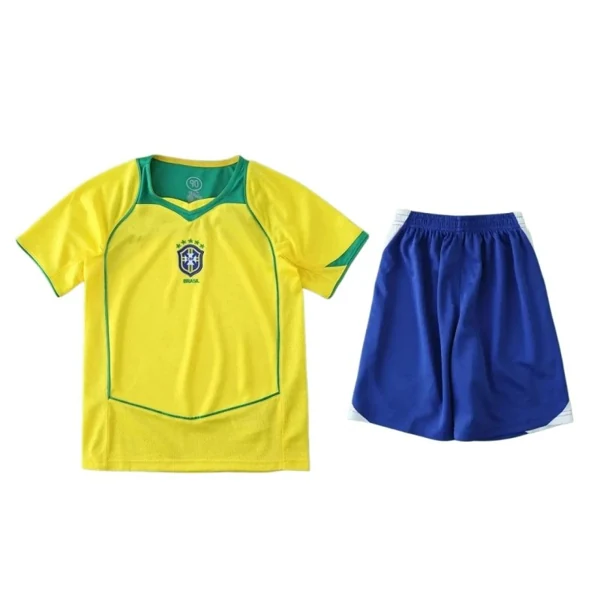 2004 Brazil home retro Kids kit