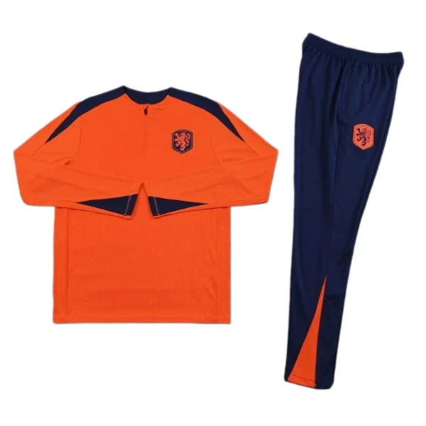 2425 Netherlands orange Training suit set Player version