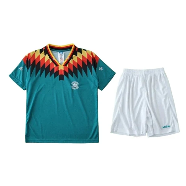 1994 Germany away retro Kids kit