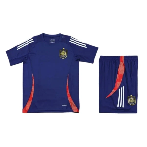 2425 Spain Training clothes suit Short sleeve Fan version