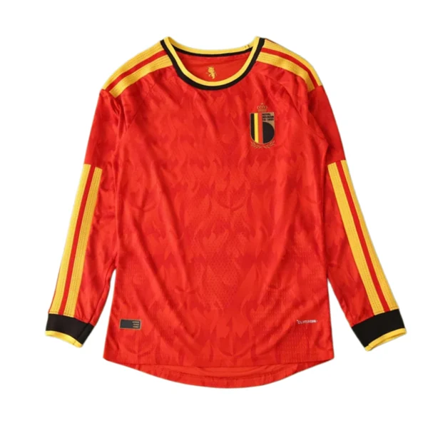 2026 FIFA World Cup Belgium home Long sleeved Player version