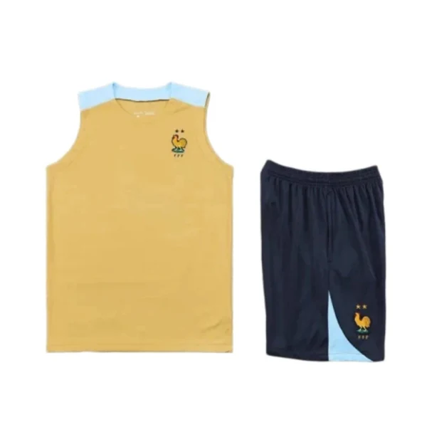 2425 France Training clothes suit vest Fan version