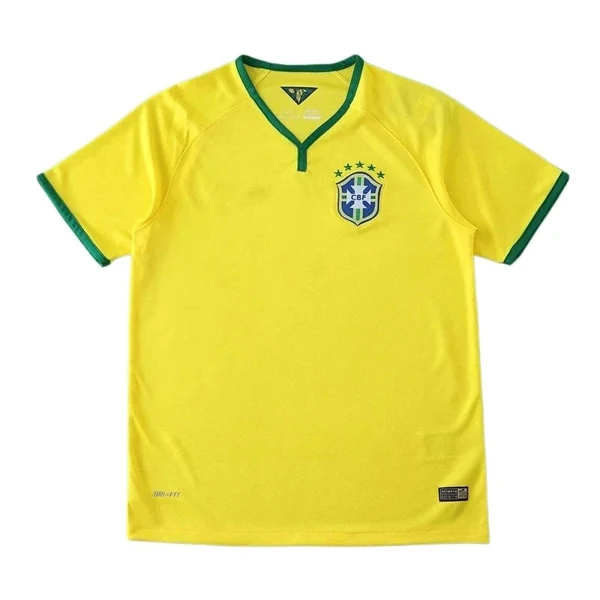 2014 season Brazil home retro Fan version