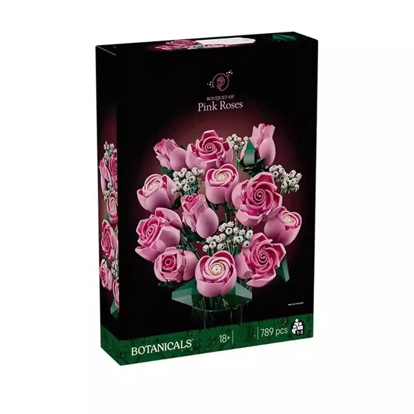 Lego 【Pink Baby's Breath Roses】