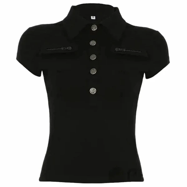 Retro stand-up collar short style