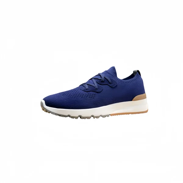 Brunello Cucinelli Knitted Lace Up Sneakers